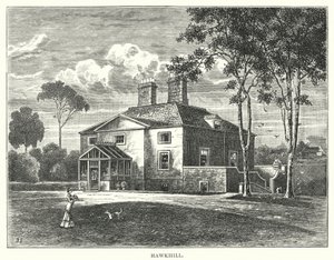 Hawkhill (rytina) od English School