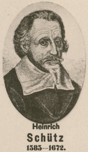 Heinrich Schutz (rytina) od English School