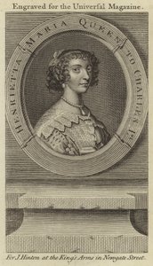 Henrietta Maria, královna Karla I od English School
