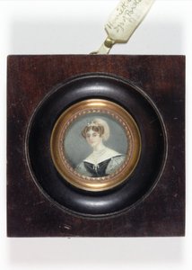 Henrietta Scott, markýza z Titchfield, později vévodkyně z Portlandu (smalt) od English School