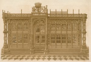 Henry 7th Chapel, Westminster Abbey, Londýn od English School