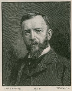 Henry Arthur Jones, dramatik, ve věku 40 let od English School