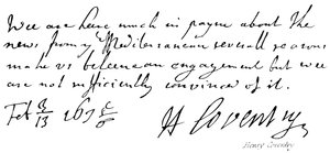 Henry Coventry od English School