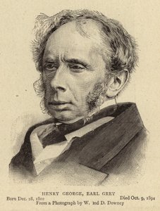 Henry George, Earl Grey (rytina) od English School