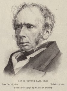 Henry George Earl Grey (rytina) od English School