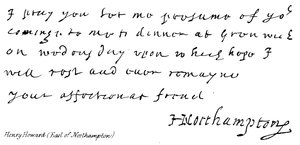 Henry Howard (hrabě z Northamptonu) od English School