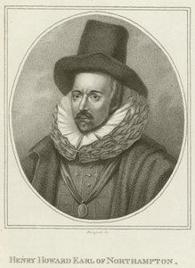 Henry Howard, hrabě z Northamptonu (rytina) od English School