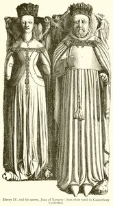 Jindřich IV. a jeho královna Johanka Navarrská od English School
