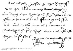 Henry Percy, (vévoda z Northumberlandu) od English School