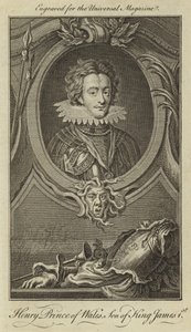 Henry Prince z Walesu, syn krále Jakuba I od English School