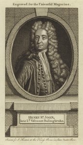 Henry St John, zesnulý lord vikomt Bolingbroke od English School