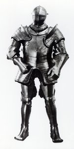 Polní a sklápěcí zbroj Jindřicha VIII., 1540 (kov) od English School