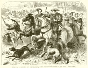 Jindřich VII. na Royal Hunt v Epping Forest, ráno v den popravy Anny Boleynové