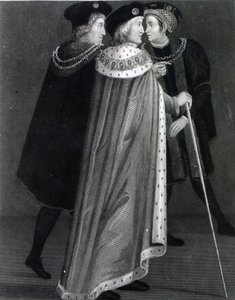 Jindřich VII. s Richardem Empsonem a sirem Edmundem Dudleym (rytina) od English School