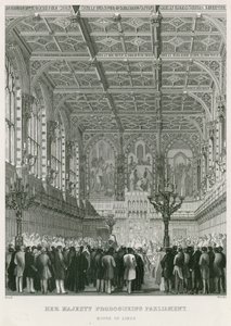Její Veličenstvo prorokující parlament, Sněmovna lordů od English School