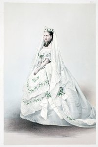 Její královská výsost princezna Alexandra Caroline Dánská, z Památníku svatby Edwarda VII a Alexandry Dánské, hospoda. 1864 od English School