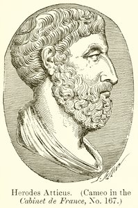 Herodes Atticus. (Cameo in the Cabinet de France, č. 167) od English School