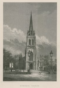 Highgate Church, Londýn od English School
