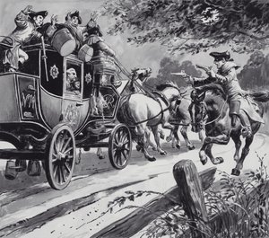 Highwayman (kvaš na papíře) od English School