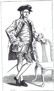 Highwayman William Parsons (rytina) od English School