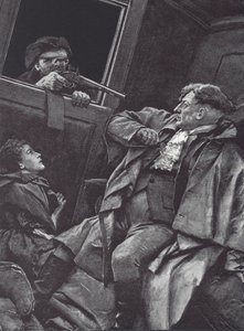 Highwayman vyloupil dostavník (litho) od English School