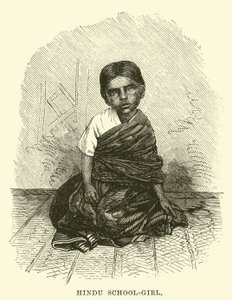 Hinduistická školačka od English School