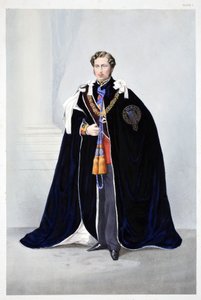 Jeho královská výsost, Albert Edward, princ z Walesu, z Památníku svatby Edwarda VII a Alexandry Dánské, hospoda. 1864 od English School