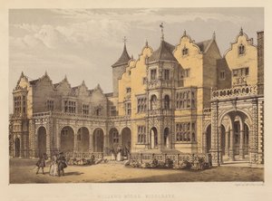 Holland House, Middlesex (akvatinta) od English School