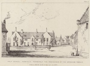 Holt škola, dříve sídlo rodiny Greshamů od English School
