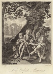 Horace Walpole , anglický historik, autor a politik (rytina) od English School