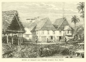 Dům v Morant Bay, kde byl souzen Gordon od English School