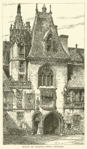 Dům Jacques Coeur, Bourges (rytina) od English School