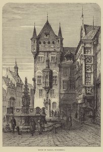 Dům Nassau, Norimberk (rytina) od English School
