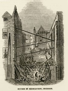 Domy v Middle-Row Holborn od English School