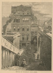 Domy v Waterloo Road, 1876 od English School