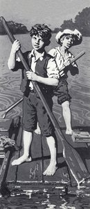 Huckleberry Finn a Tom Sawyer od English School