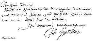 Hugo Grotius od English School