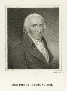 Humphrey Repton (rytina) od English School