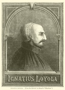 Ignatius Loyola (rytina) od English School