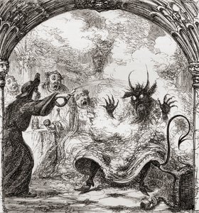 Ilustrace podle George Cruikshanka k básni 