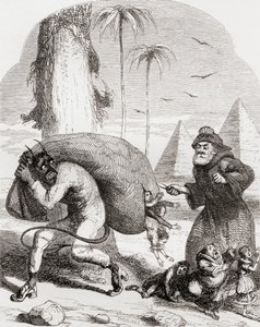 Ilustrace podle George Cruikshanka k básni 