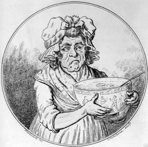 Ilustrace, George Moutard Woodward, rytý Isaak Cruickshank, vydal Allen&West, 1796