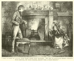 Ilustrace pro David Copperfield (rytina) od English School