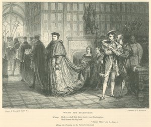 Ilustrace pro krále Jindřicha VIII od English School