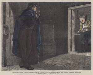 Ilustrace pro Little Dorrit (barevná rytina) od English School