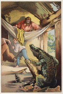 Illustration für Martin Rattler von Ballantyne: Ein Eindringling