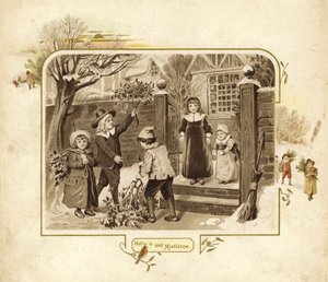 Ilustrace pro příchod Ježíška od English School