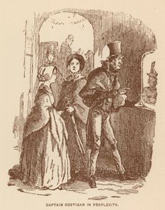 Ilustrace k Thackerayově knize The History of Pendennis (litografie) od English School