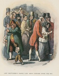 Ilustrace pro The Newcomes od Thackeraye od English School