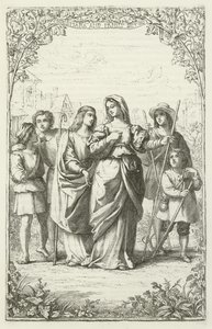Ilustrace pro The Pilgrims Progress od Johna Bunyana od English School